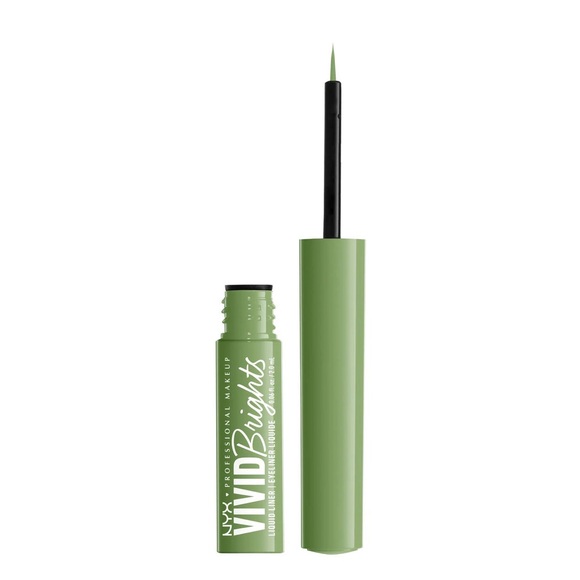 NWT NYX Vivid Brights Colored Liquid Eyeliner in “Ghosted Green” - Picture 3 of 7